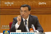  Premier Li Keqiang visited the Shandong delegation